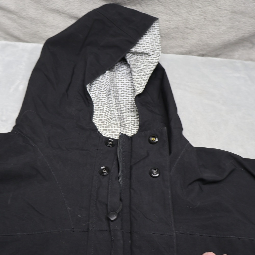 Carhartt Jacket Men Large Black Shoreline Vapor Storm Defender Hooded Waterproof - Picture 5 of 14